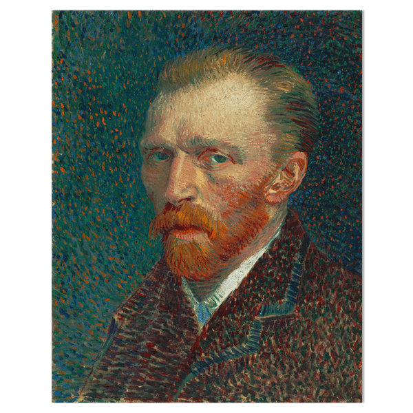 Wandpaneel Van Gogh zelfportret