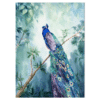 Wandpaneel - Pauw aquarel