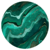 Muurcirkel - Agaat groen