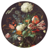 Muurcirkel - Jan Davidsz De Heem – Vaas met bloemen 2